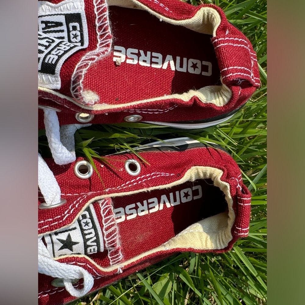 Maroon Converse - image 3
